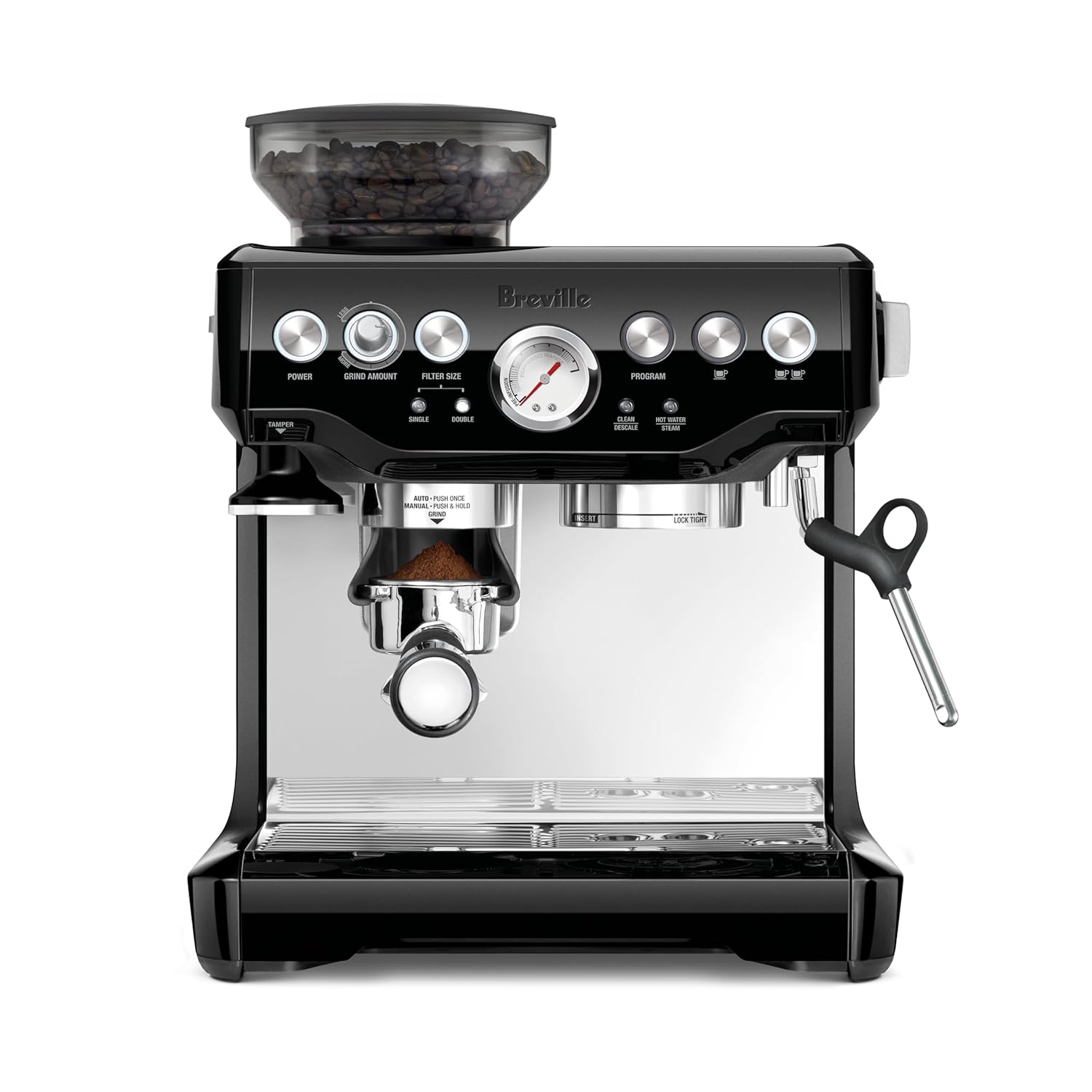 Breville BES870BSXL Barista Express Espresso Machine - Black Sesame