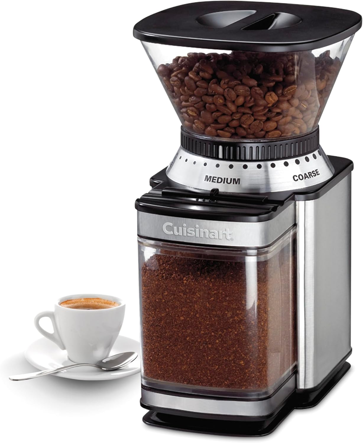 Cuisinart DBM-8P1 Burr Coffee Grinder - Black Stainless