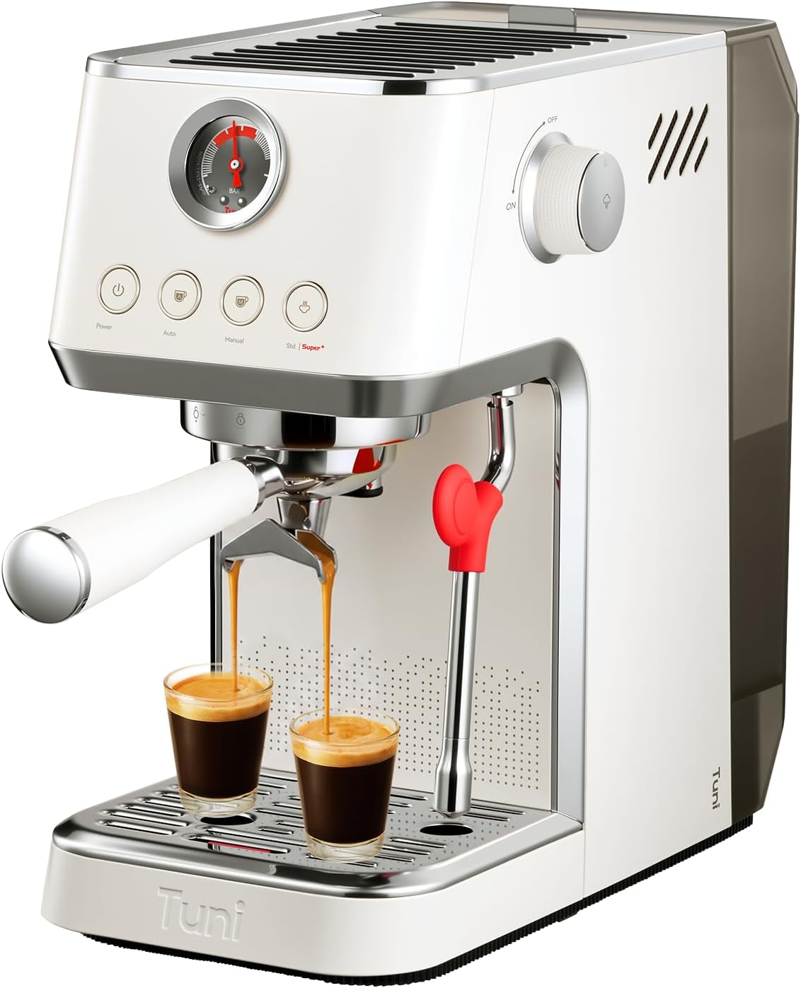 Tuni E2 Gen3 Dual Boiler Espresso Machine - Ivory